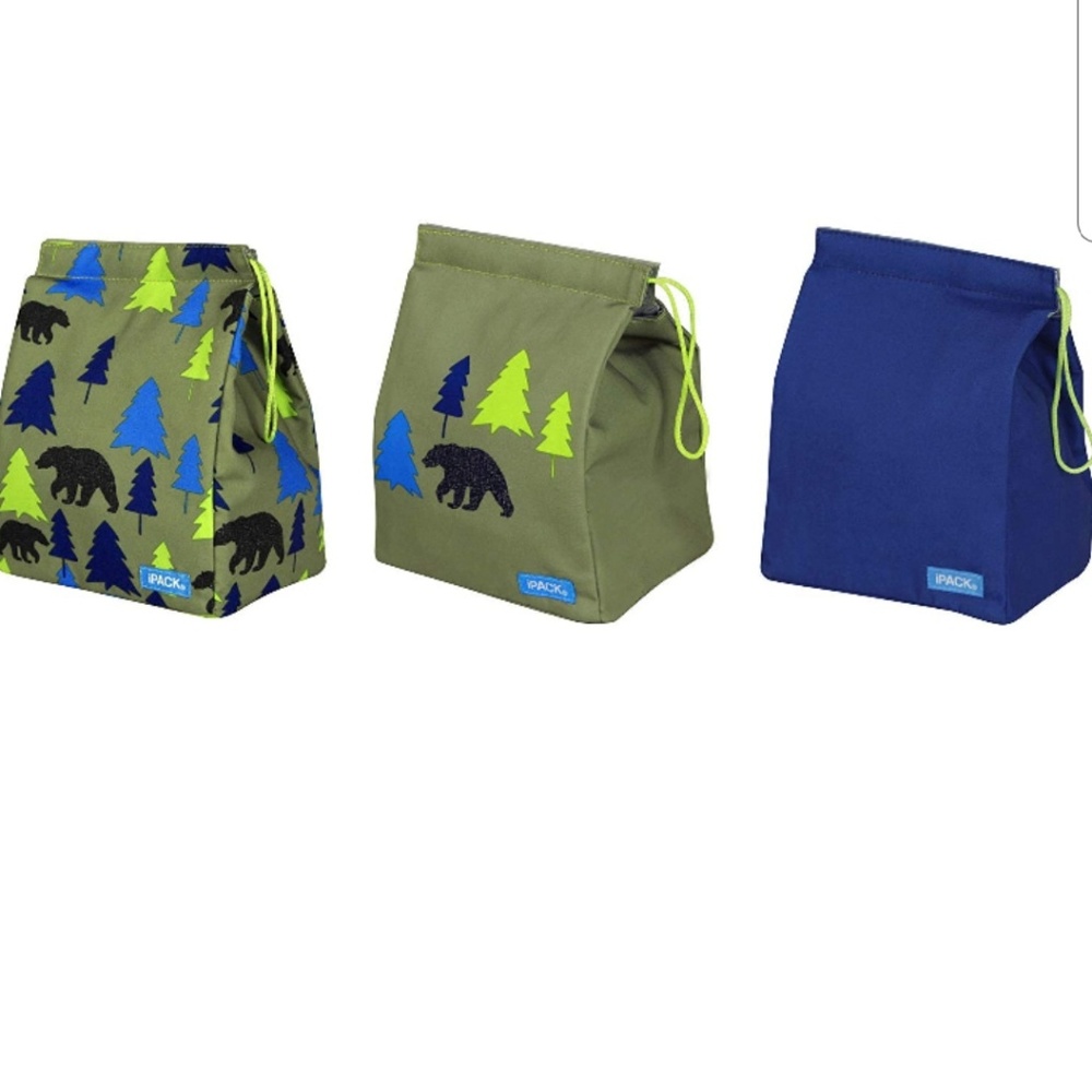 iPACK Insulated Lunch Sacks Set Of 3